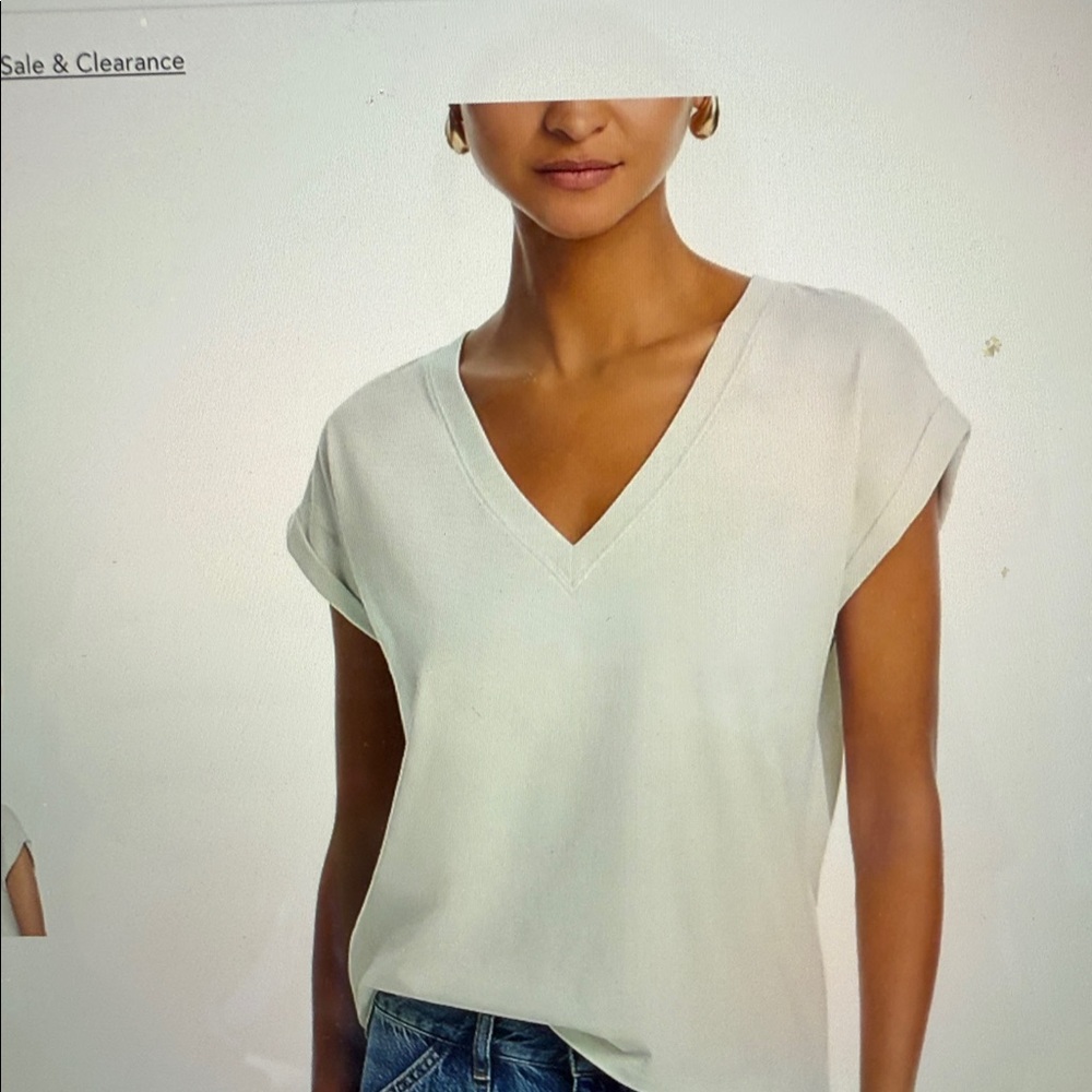 Frame Denim Vivid Blue Muscle Tee